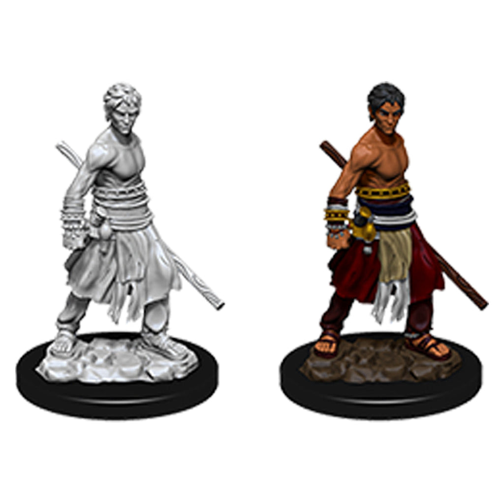 D&D Nolzurs Marvelous Unpainted Miniatures Male Half Elf Monk - Miniatures - 2