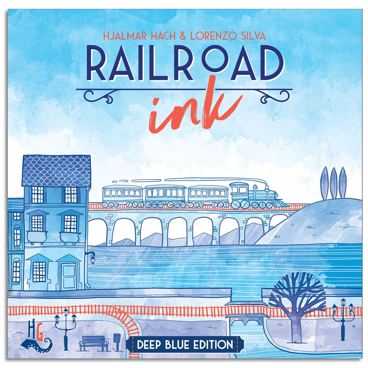 Railroad Ink Deep Blue Edition - Board Games - 2