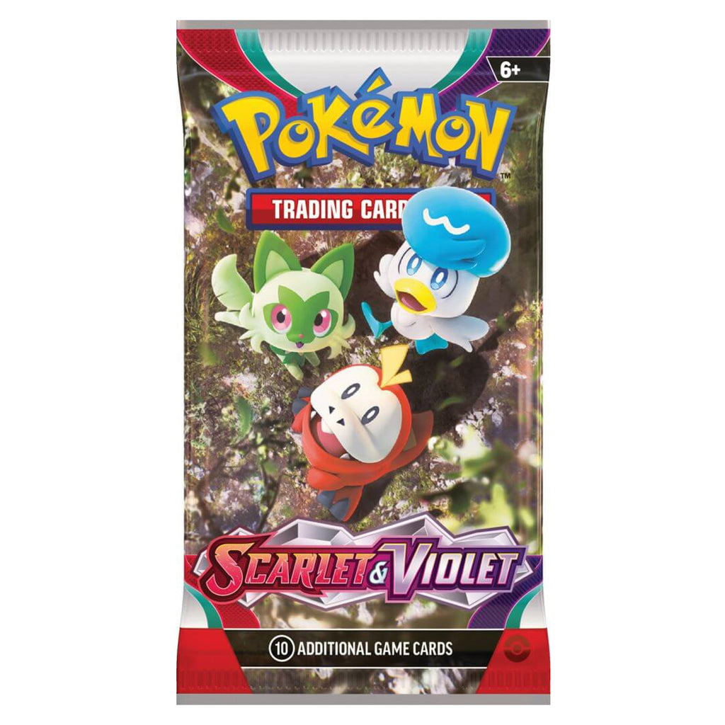 POKEMON TCG Scarlet and Violet 1 Single Booster Pack - Trading Card Games - 2