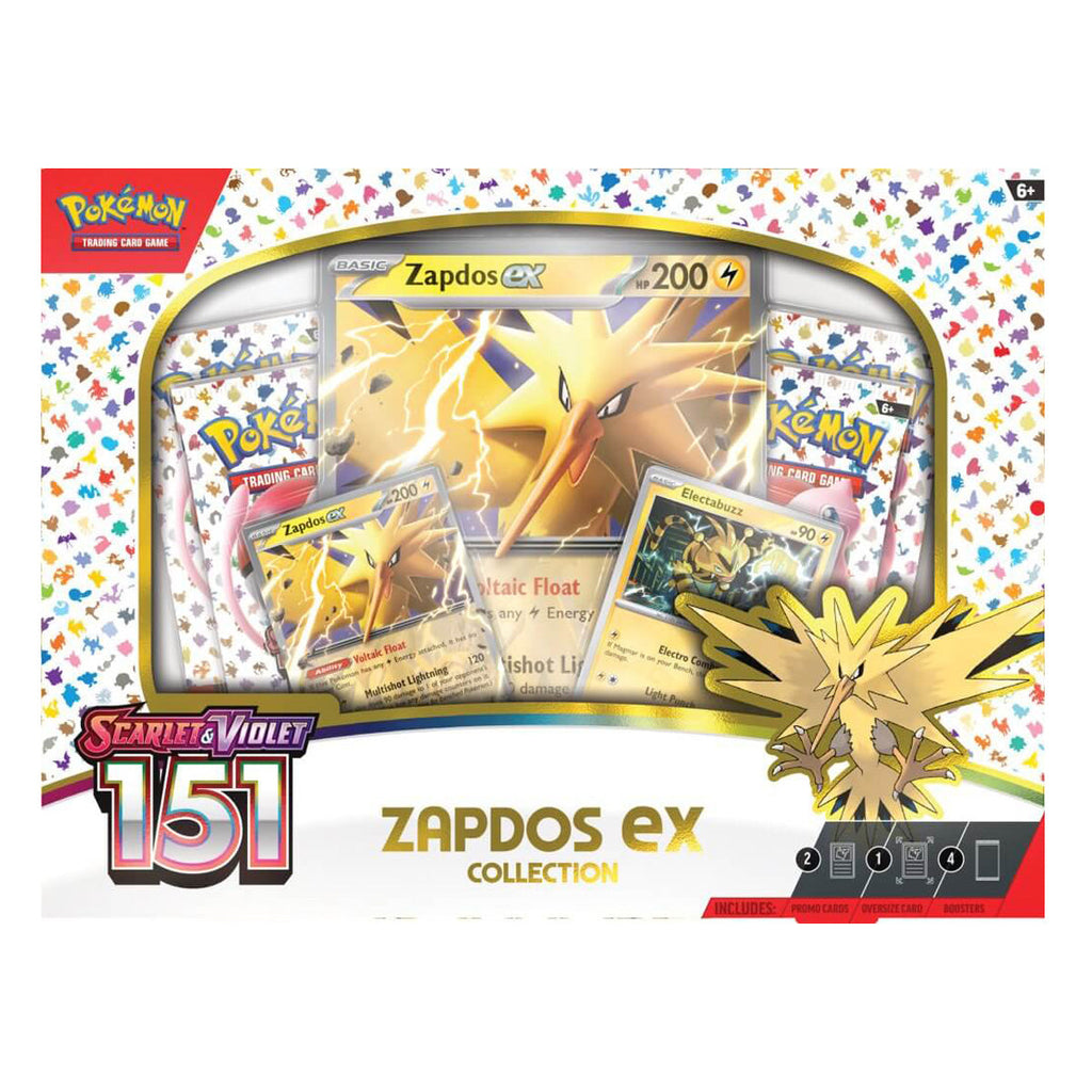 POKEMON TCG Scarlet & Violet 151 Collection—Zapdos ex - Trading Card Games - 2