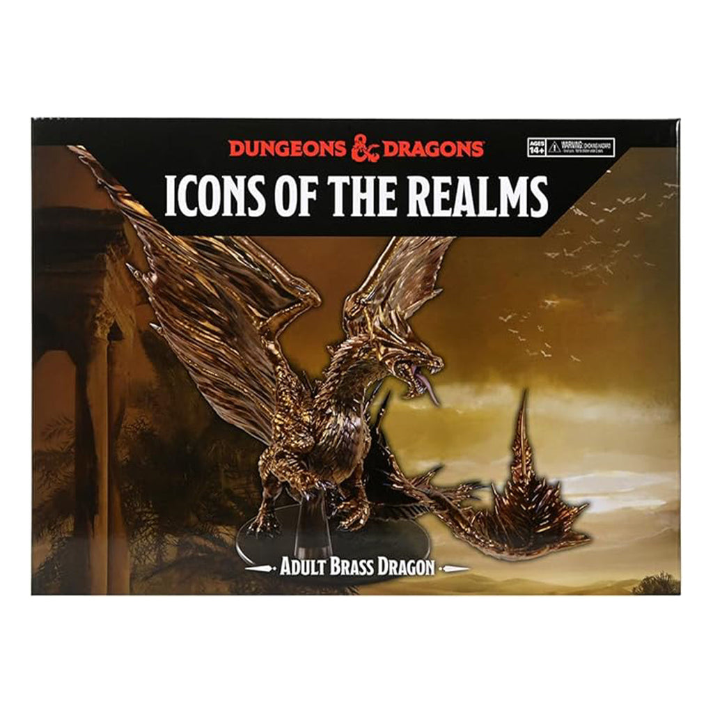 D&D Icons of the Realms Adult Brass Dragon - Miniatures - 2