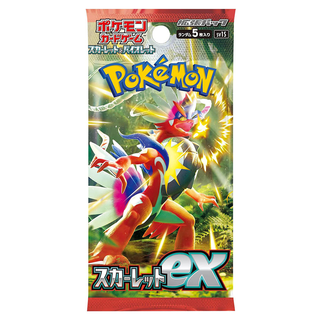 Pokemon Scarlet & Violet Scarlet ex Booster Box SV1S Japanese - Trading Card Games - 2