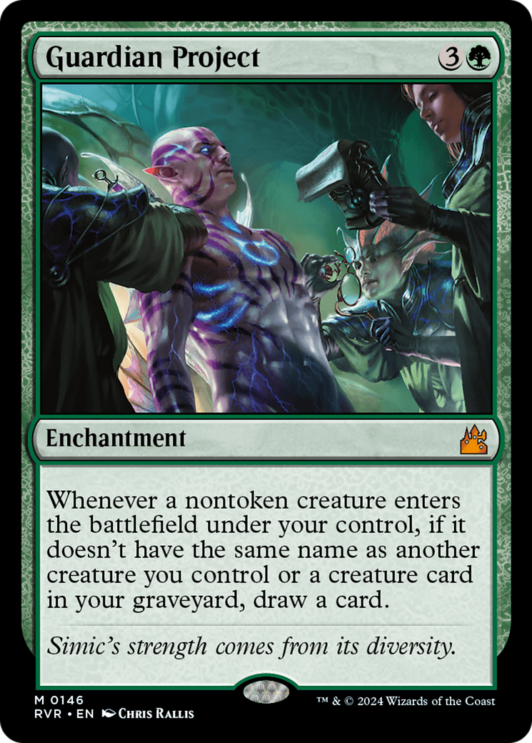 FOIL Guardian Project (RVR-146) - Ravnica Remastered - Magic The Gathering - Single Cards