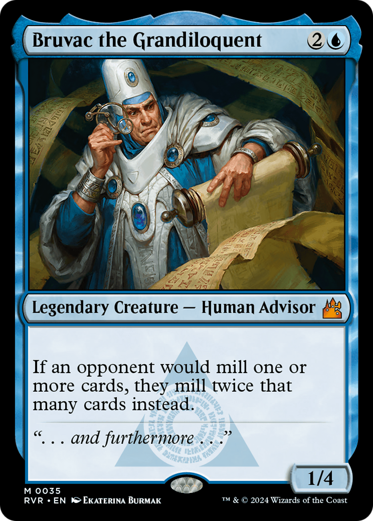 Bruvac the Grandiloquent (RVR-035) - Ravnica Remastered - Magic The Gathering - Single Cards