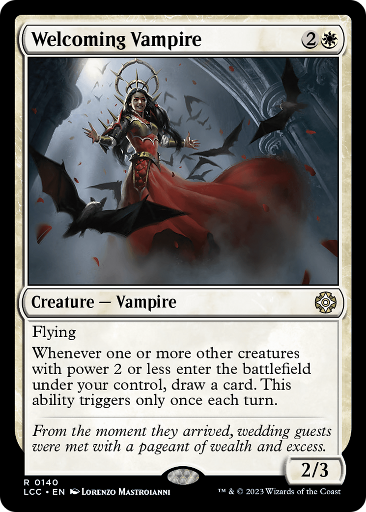 Welcoming Vampire (LCC-140) - The Lost Caverns of Ixalan Commander - Magic The Gathering - Single Cards