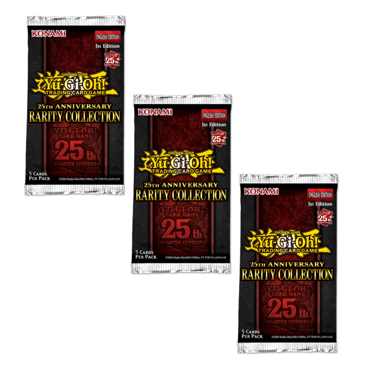 Yu-Gi-Oh! - 25th Anniversary Rarity Collection 3-Pack Tuckbox - Trading Card Games