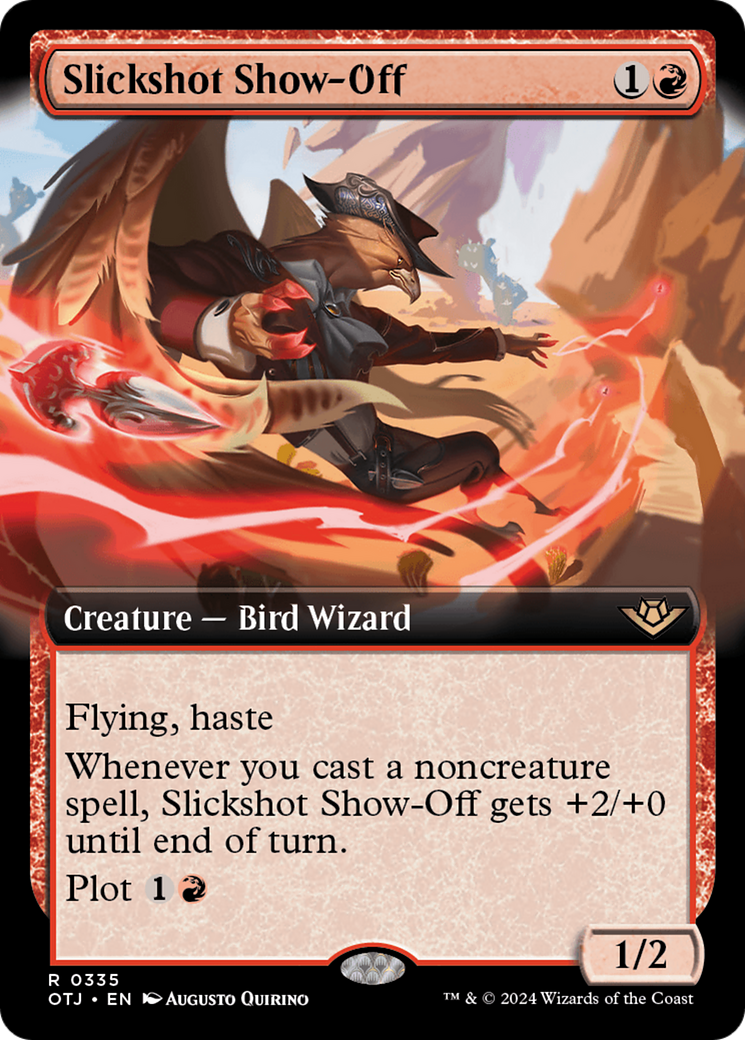 FOIL Slickshot Show-Off (Extended Art) (OTJ-335) - Outlaws of Thunder Junction - Magic The Gathering - Single Cards