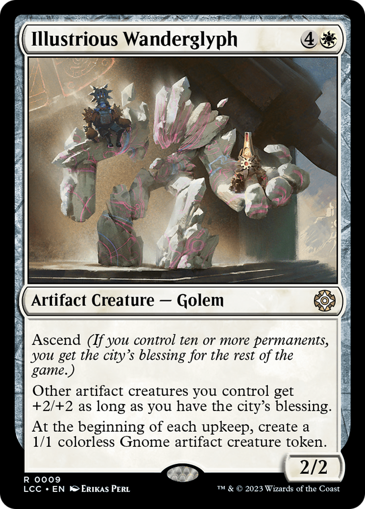 Illustrious Wanderglyph (LCC-009) - The Lost Caverns of Ixalan Commander - Magic The Gathering - Single Cards