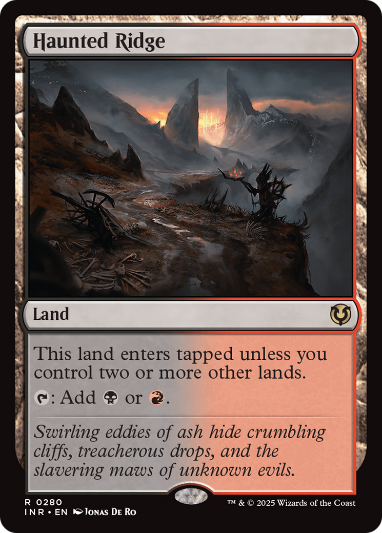FOIL Haunted Ridge (INR-280) - Innistrad Remastered - Magic The Gathering - Single Cards