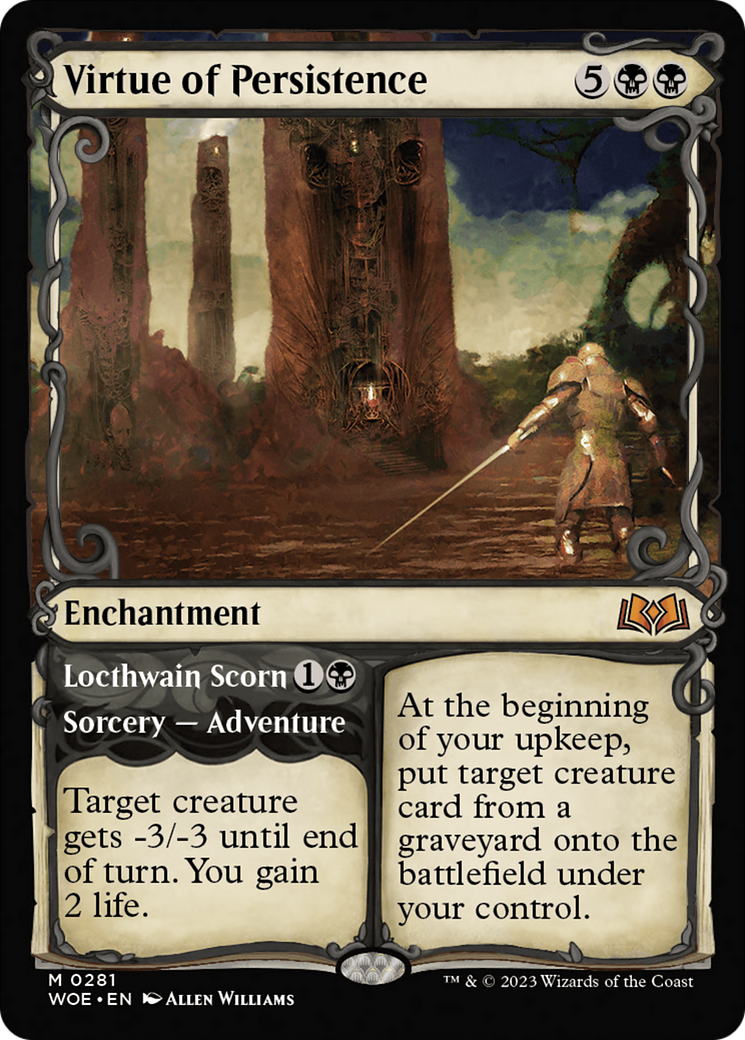 Virtue of Persistence (Showcase) (WOE-281) - Wilds of Eldraine - Magic The Gathering - Single Cards
