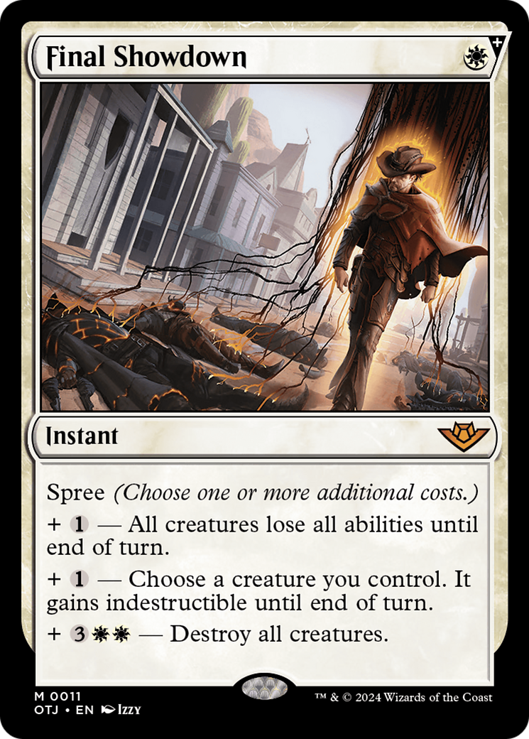 Final Showdown (OTJ-011) - Outlaws of Thunder Junction - Magic The Gathering - Single Cards