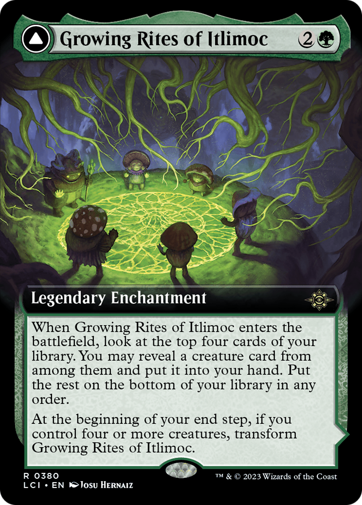 Growing Rites of Itlimoc (Extended Art) (LCI-380) - The Lost Caverns of Ixalan - Magic The Gathering - Single Cards