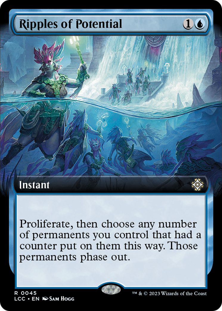 Ripples of Potential (Extended Art) (LCC-045) - The Lost Caverns of Ixalan Commander - Magic The Gathering - Single Cards