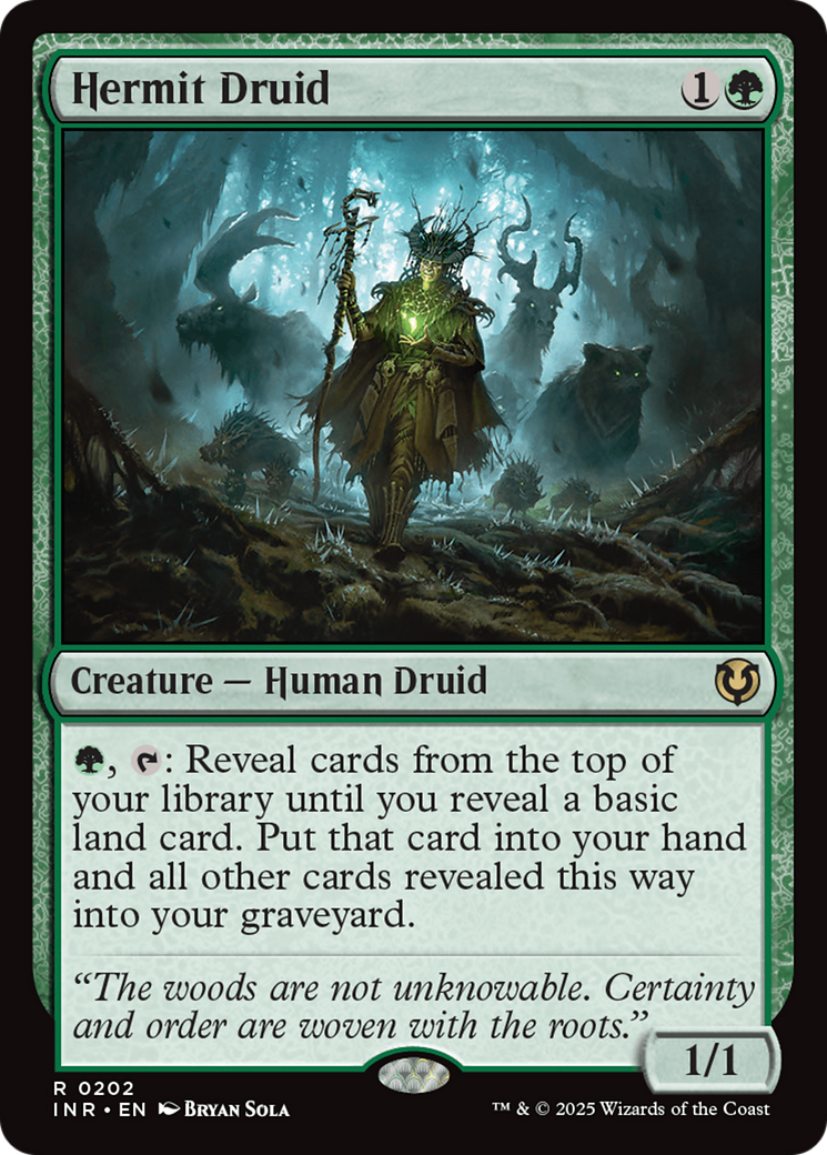 FOIL Hermit Druid (INR-202) - Innistrad Remastered - Magic The Gathering - Single Cards