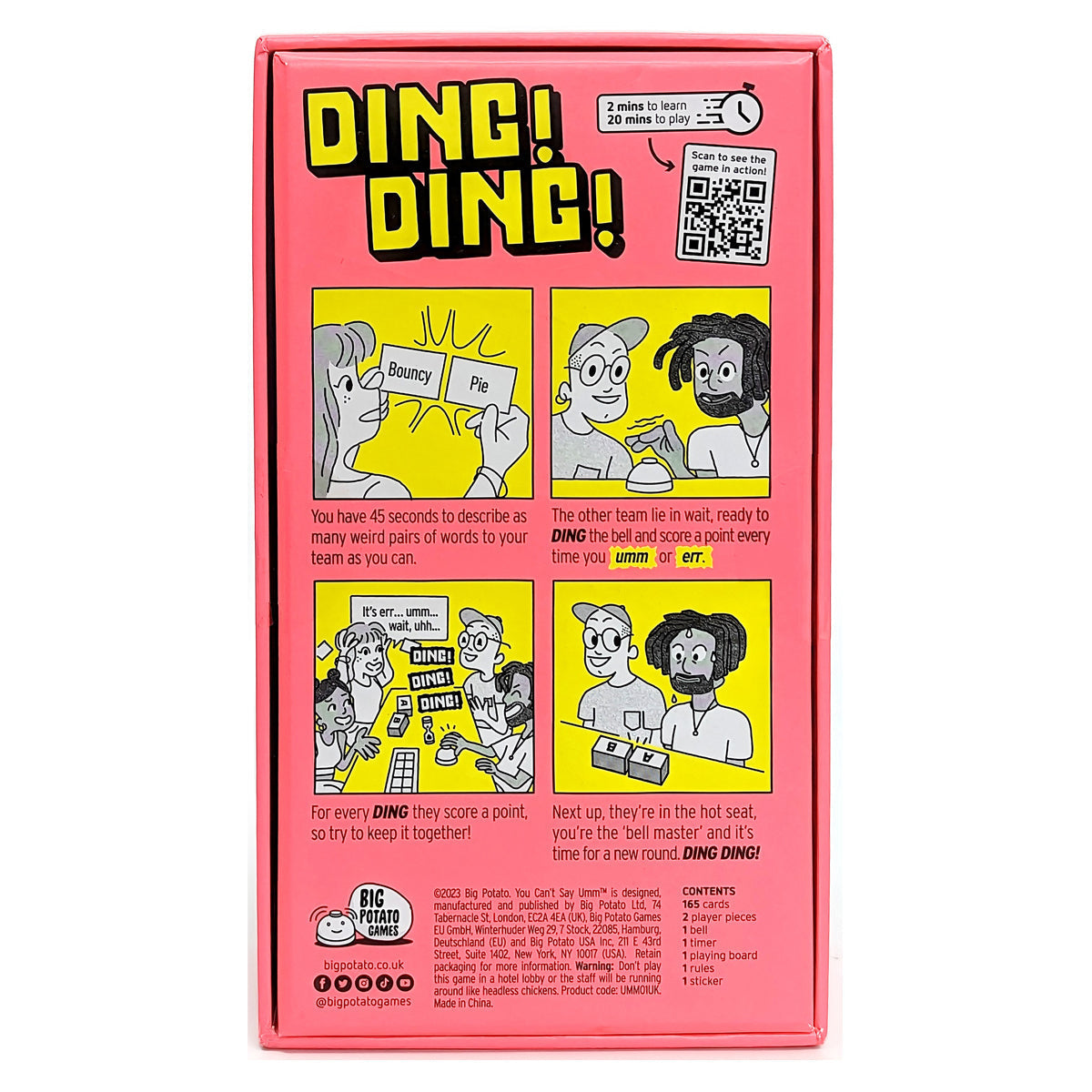 You Can't Say Umm - Board Games - 2