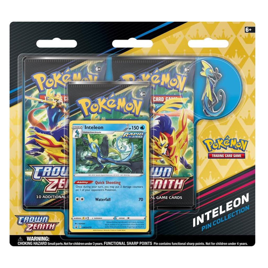 Crown Zenith Pin Blisters (Set of 3) Pokemon TCG - Trading Card Games - 3