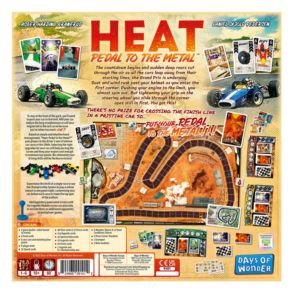 Heat Pedal to the Metal - Board Games - 3