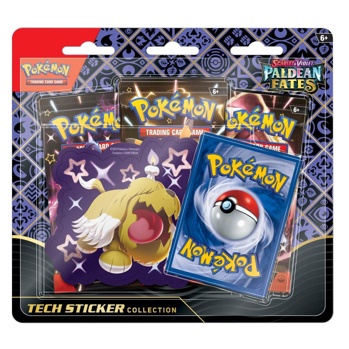 Scarlet & Violet Paldean Fates Tech Sticker Blisters (Set of 3) POKEMON TCG - Trading Card Games - 3