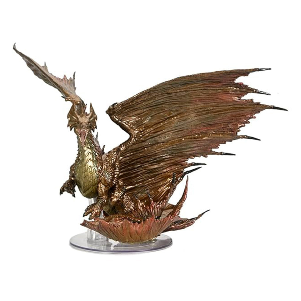 D&D Icons of the Realms Adult Brass Dragon - Miniatures - 7