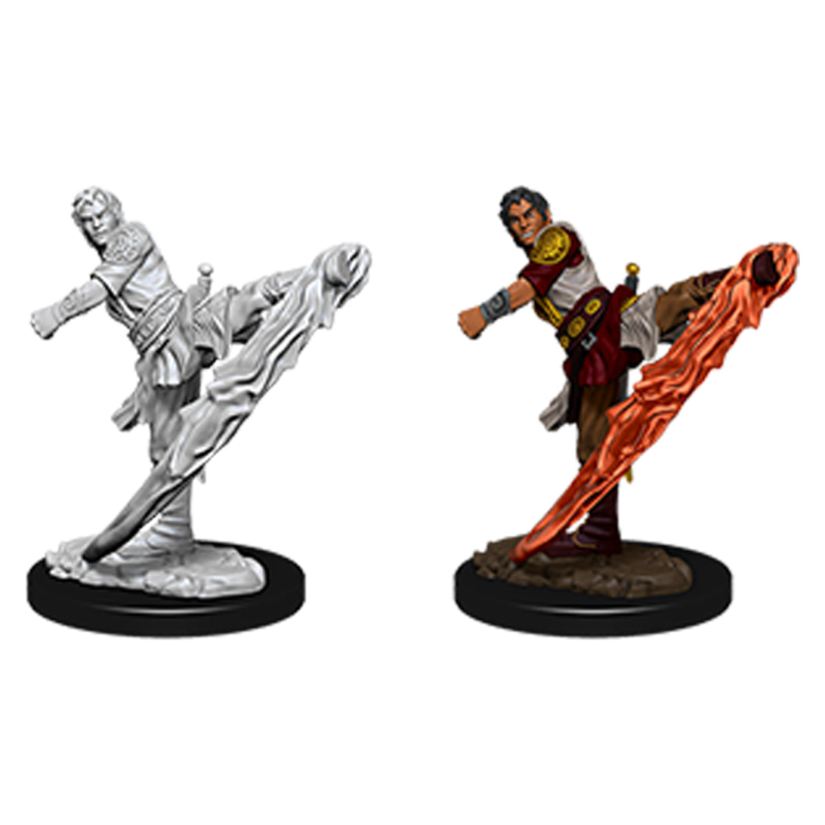 D&D Nolzurs Marvelous Unpainted Miniatures Male Half Elf Monk - Miniatures - 3