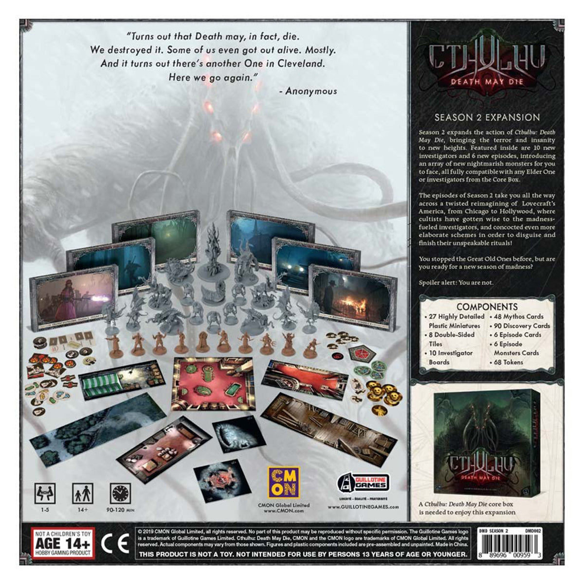 Cthulhu Death May Die Season 2 - Board Games - 3