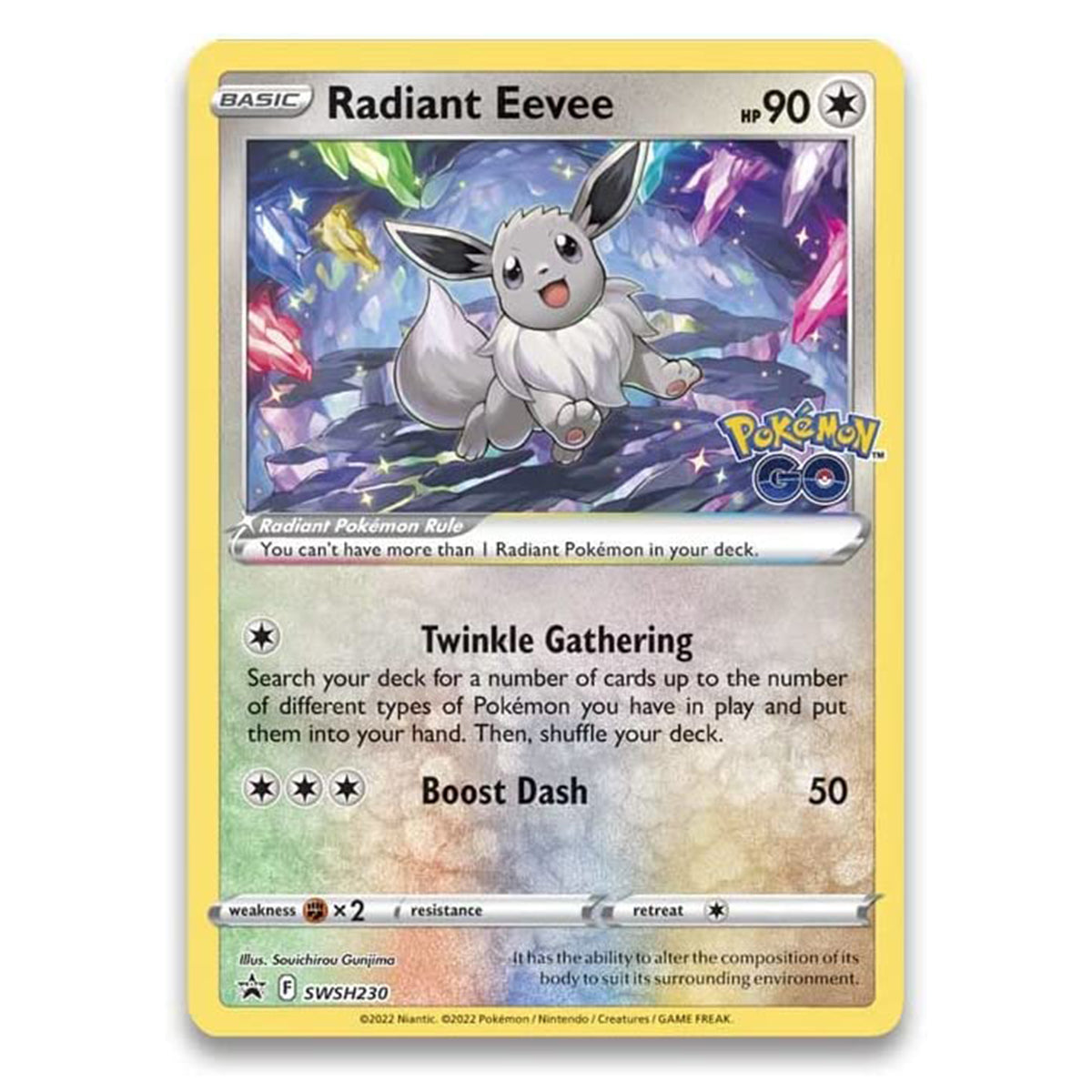 Pokemon GO Premium Collection Radiant Eevee POKEMON TCG - Trading Card Games - 5