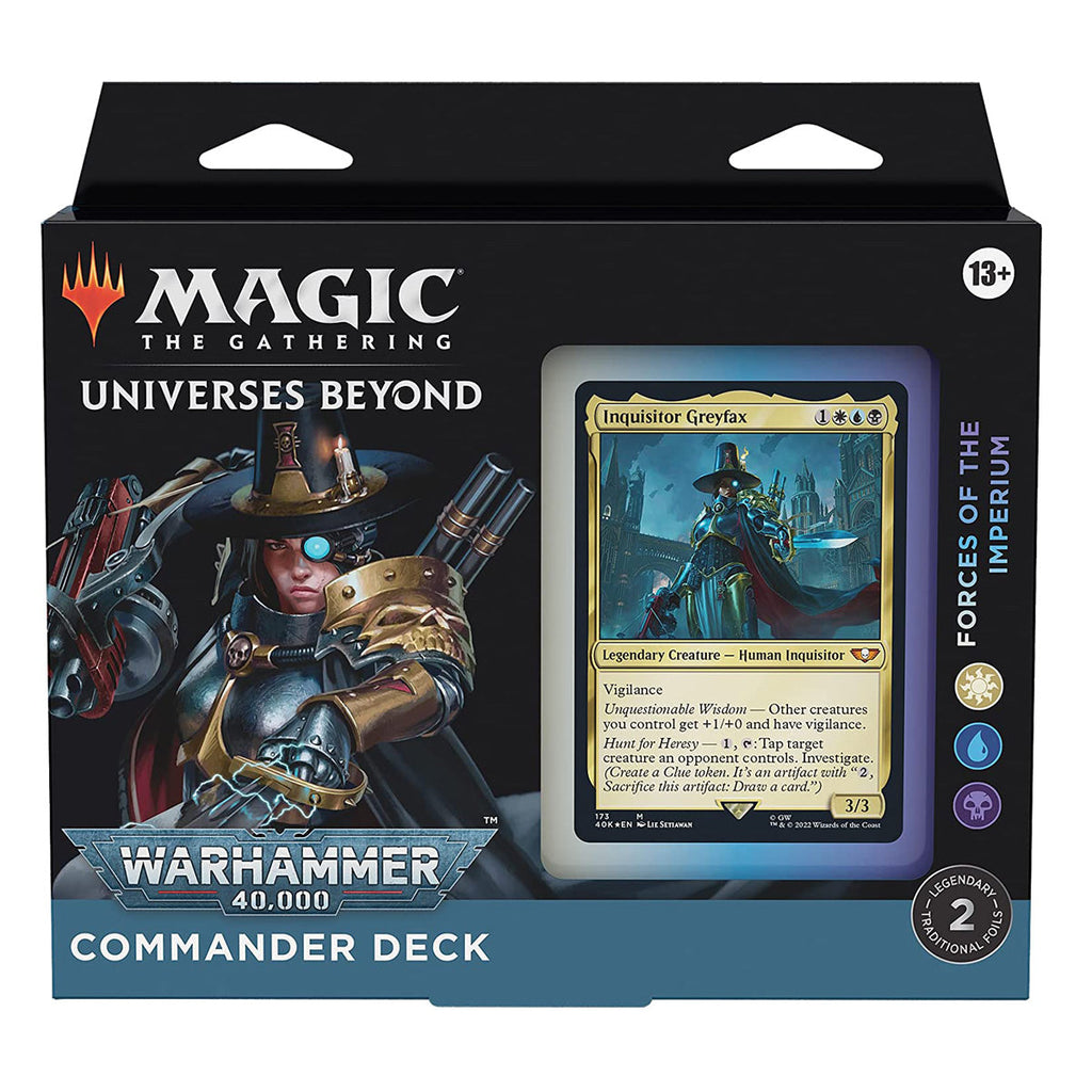 Magic Warhammer 40K Universes Beyond Commander Decks Regular Edition (Set of 4) - Trading Card Games - 5