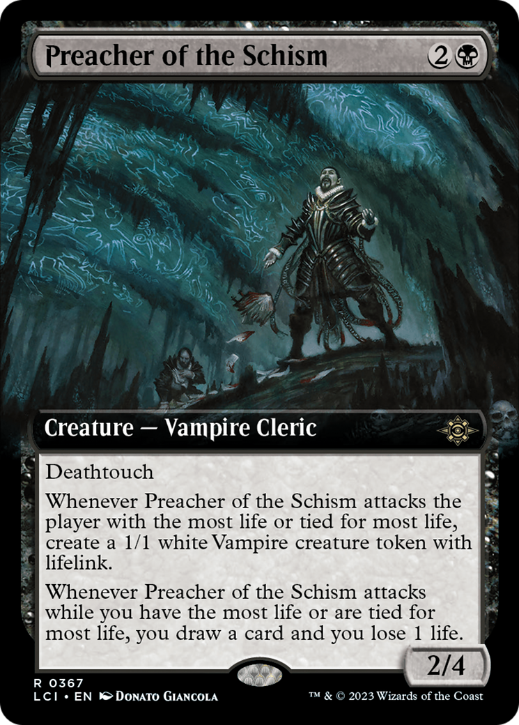 FOIL Preacher of the Schism (Extended Art) (LCI-367) - The Lost Caverns of Ixalan - Magic The Gathering - Single Cards