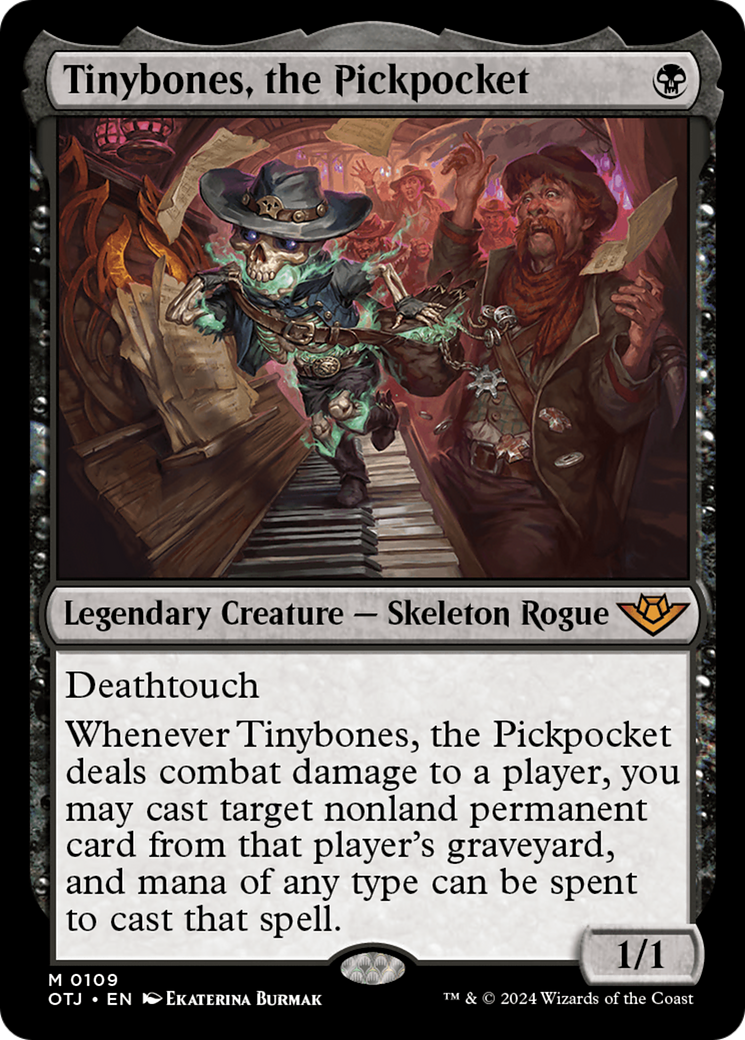 FOIL Tinybones, the Pickpocket (OTJ-109) - Outlaws of Thunder Junction - Magic The Gathering - Single Cards