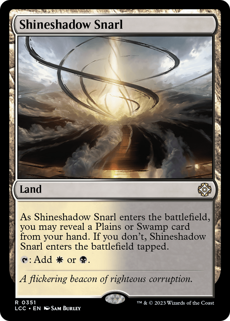 Shineshadow Snarl (LCC-351) - The Lost Caverns of Ixalan Commander - Magic The Gathering - Single Cards