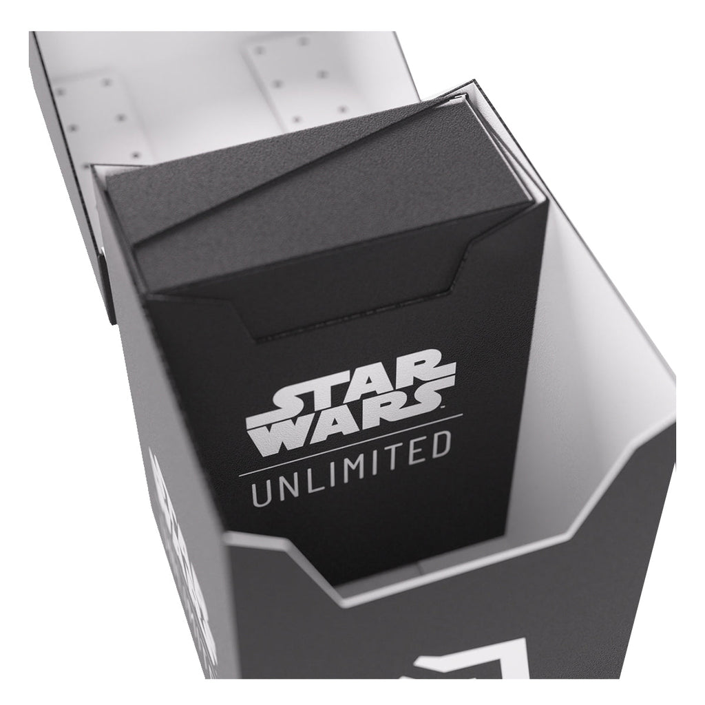 Gamegenic Star Wars Unlimited Soft Crate Deck Box - Black/White - Deck Boxes - 7