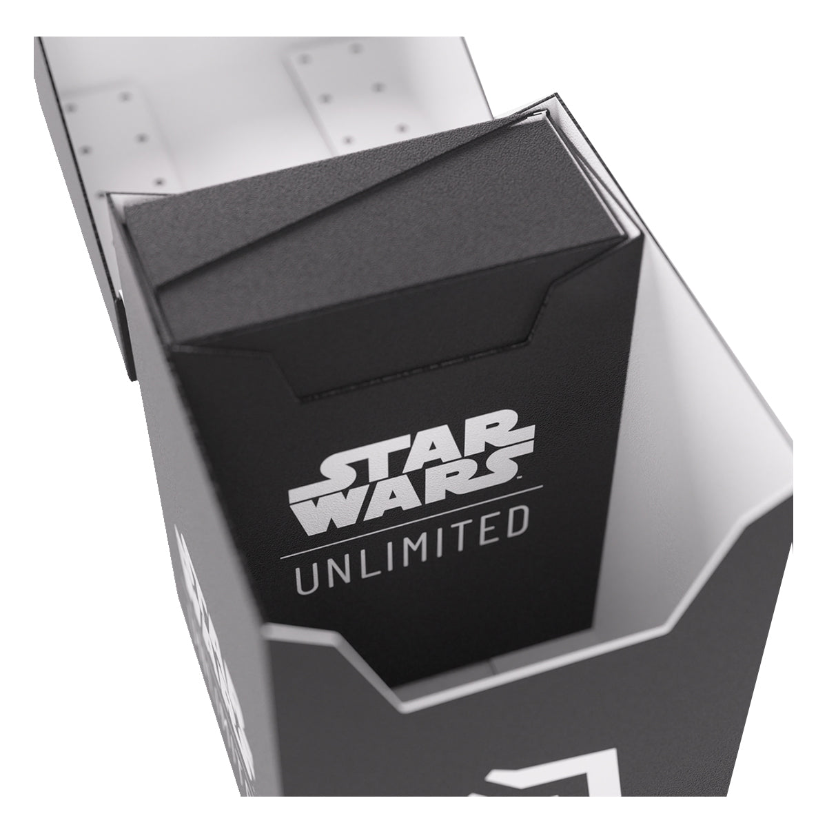Gamegenic Star Wars Unlimited Soft Crate Deck Box - Black/White - Deck Boxes - 7