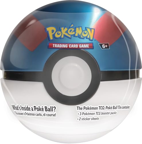 Pokémon TCG: Poké Ball Tin Bundle 2024 Version—Poké Ball, Great Ball & Ultra Ball (9 Pokémon TCG Booster Packs & 7 Sticker Sheets) - 4