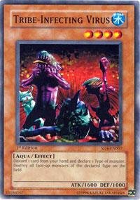 Yu-Gi-Oh! - Tribe-Infecting Virus (SD4-EN007) - Structure Deck 4: Fury from The Deep - 1st Edition - Common