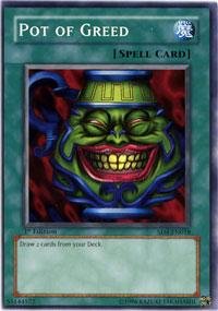 Yu-Gi-Oh! - Pot of Greed SD4 (SD4-EN018) - Structure Deck 4: Fury from The Deep - 1st Edition - Common