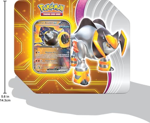 Pokemon TCG: Paradox Destinies Tin - Iron Boulder EX - 2