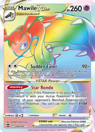 Mawile VSTAR 200/195 - Pokemon Silver Tempest Holofoil - Single Cards