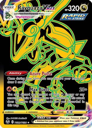 Rayquaza VMAX TG29/30 - Pokemon Silver Tempest Trainer Gallery Holofoil - Single Cards