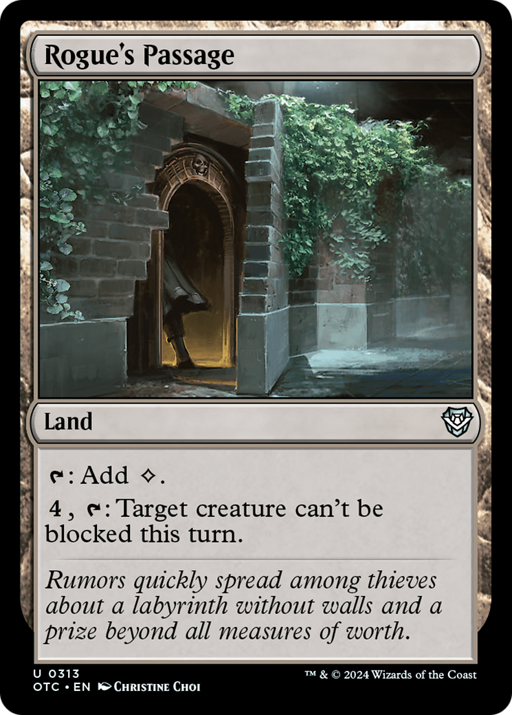 Rogue's Passage (OTC-313) - Outlaws of Thunder Junction Commander - Magic The Gathering - Single Cards
