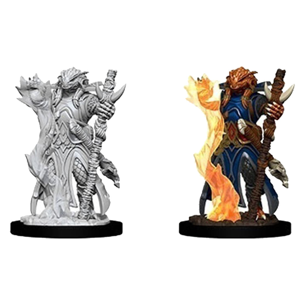 D&D Nolzurs Marvelous Unpainted Miniatures Female Dragonborn Sorcerer - Miniatures - 3