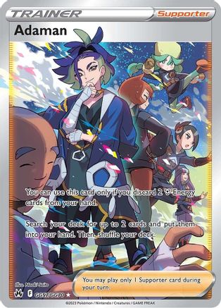 Adaman GG57/70 - Crown Zenith Galarian Gallery Holofoil - Single Cards