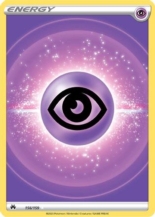 Psychic Energy (Texture Full Art) 156/159 - Crown Zenith Holofoil - Single Cards