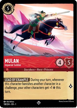 Mulan - Imperial Soldier (118/204) - The First Chapter - Lorcana - Single Cards
