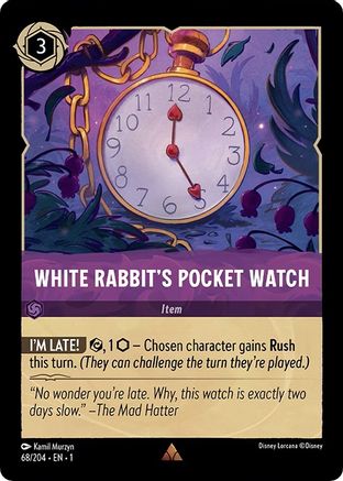 White Rabbit's Pocket Watch (68/204) - The First Chapter Cold Foil - Lorcana - Single Cards
