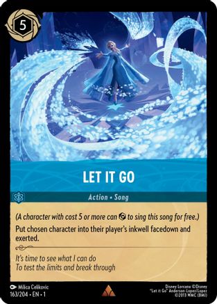Let It Go (163/204) - The First Chapter - Lorcana - Single Cards