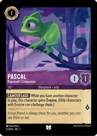 Pascal - Rapunzel's Companion (53/204) - The First Chapter Cold Foil - Lorcana - Single Cards