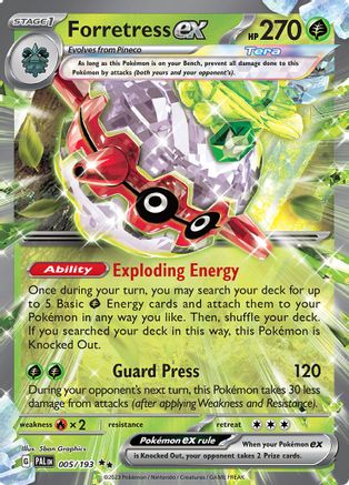 Forretress ex - 005/193 (005) [SV02] Pokemon SV02: Paldea Evolved - Single Cards