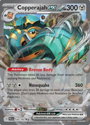 Copperajah ex (150) [SV02] Pokemon SV02: Paldea Evolved - Single Cards