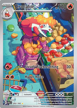 Crocalor - 202/193 (202) [SV02] Pokemon SV02: Paldea Evolved - Single Cards