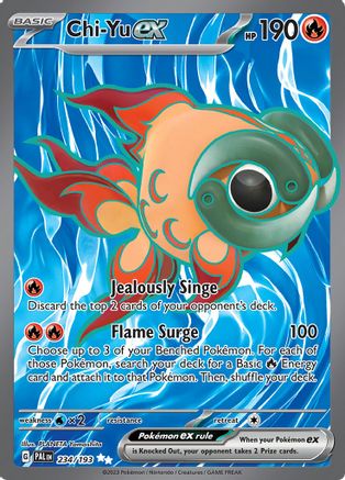 Chi-Yu ex - 234/193 (234) [SV02] Pokemon SV02: Paldea Evolved - Single Cards